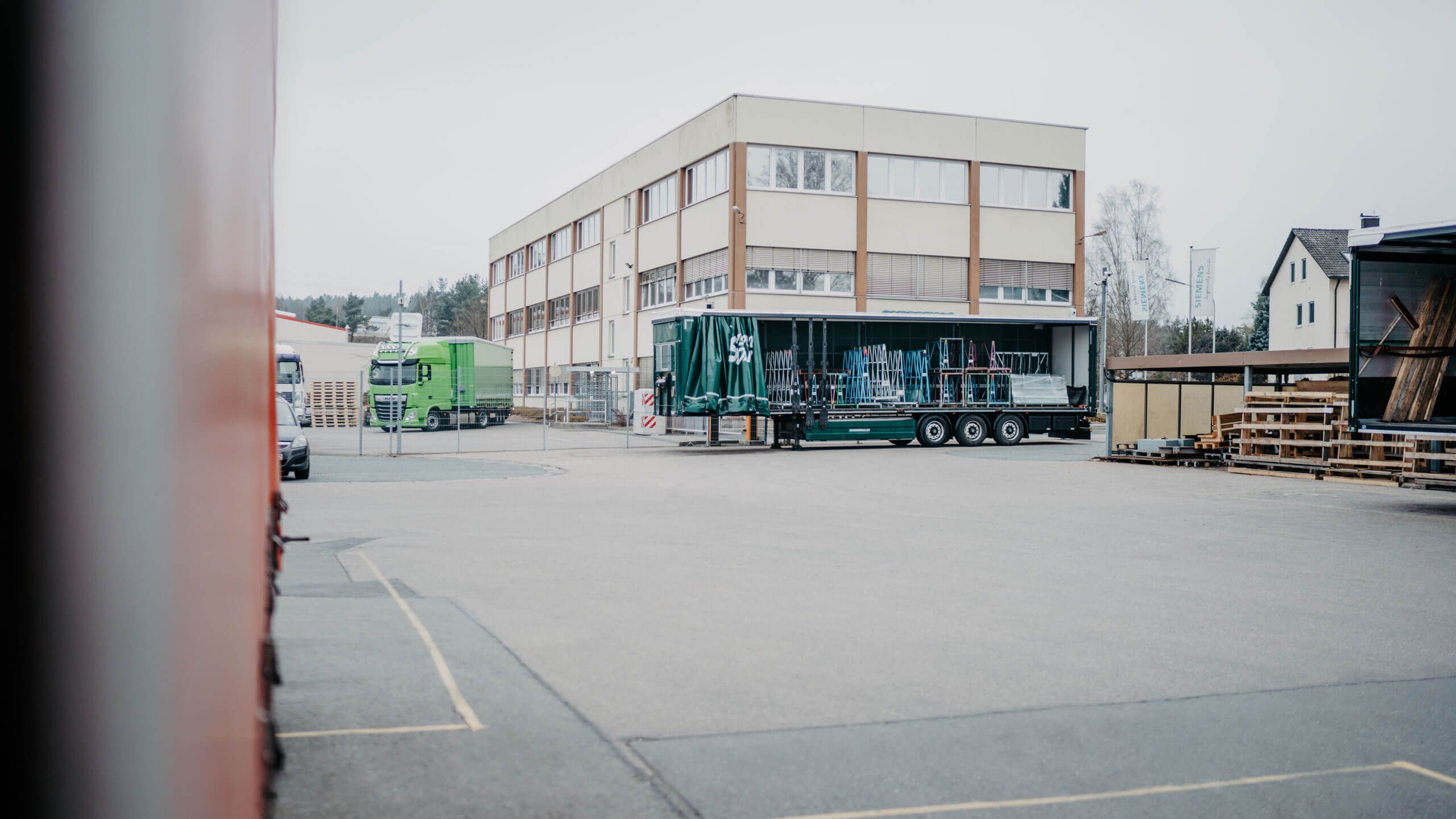 Logistikabfertigung am Standort Luhe