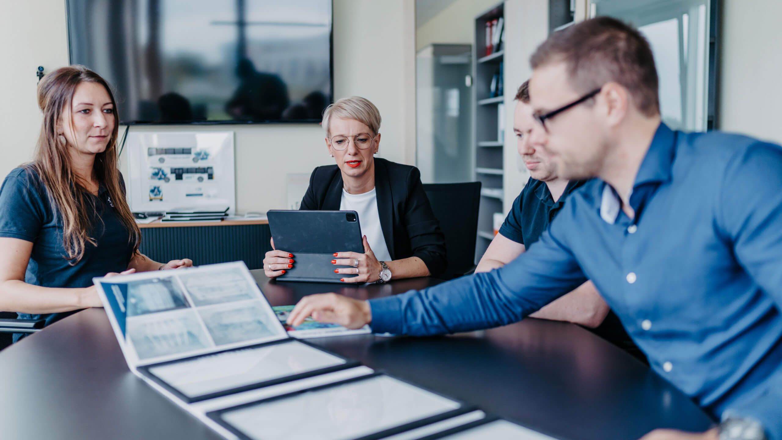 Besprechung am Standort Osterburg